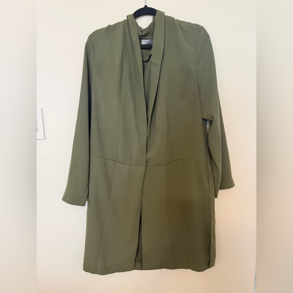 Suzy Shier Khaki Light Blazer